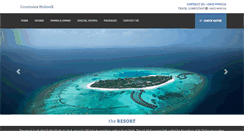 Desktop Screenshot of constancehalaveliresorts.com